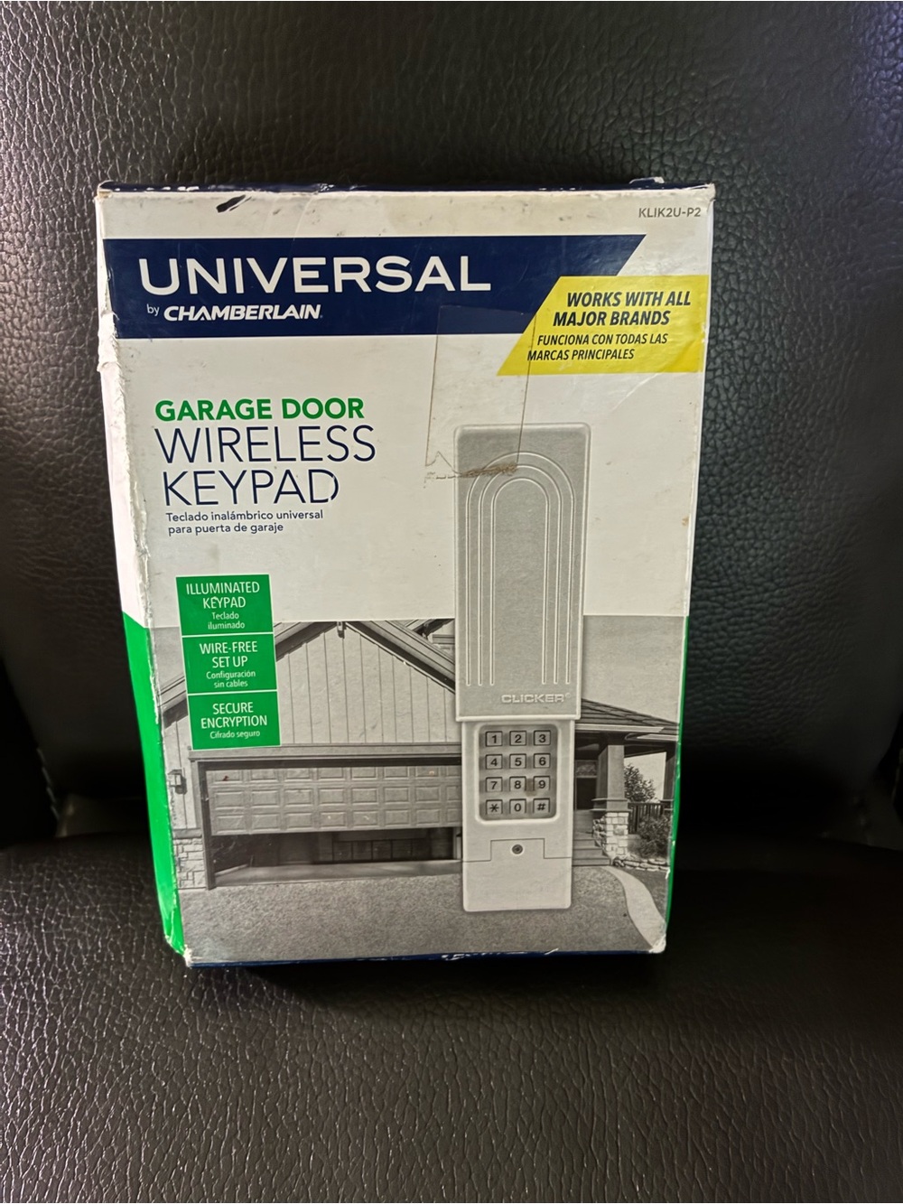 Universal by Chamberlain Garage Door Wireless Keypad - Model KLIK2U-P2